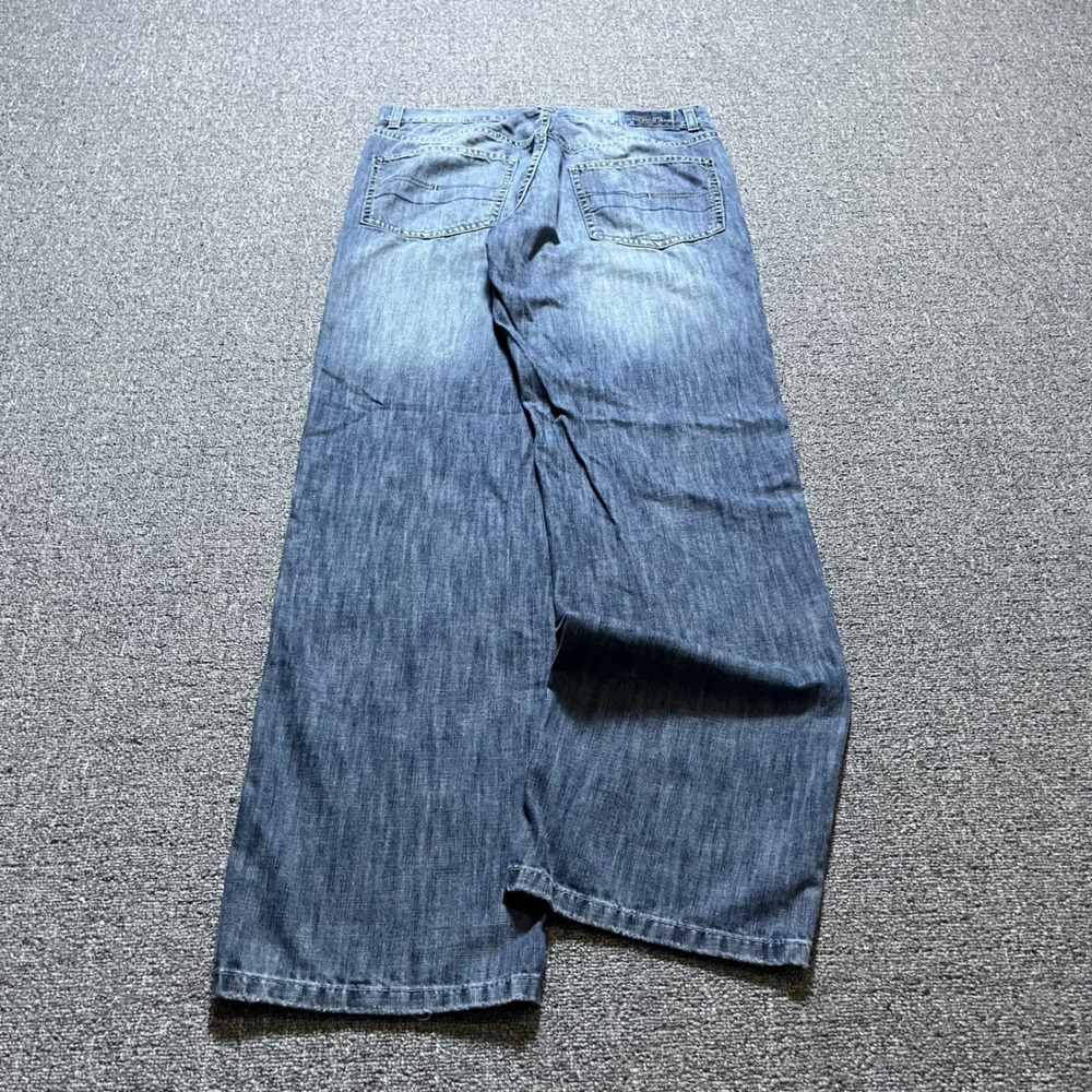 Vintage Calvin Klein Jeans 32 Blue Straight Leg Baggy Skater Y2K 90s